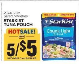 Food Lion Starkist Tuna Pouch offer