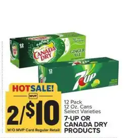 Food Lion 7-UP or Canada Dry Products offer