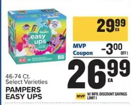 Food Lion Pampers Easy Ups offer