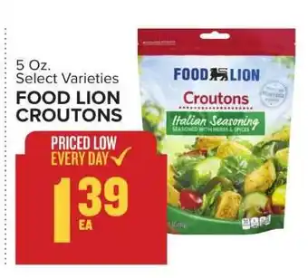Food Lion FOOD LION CROUTONS offer