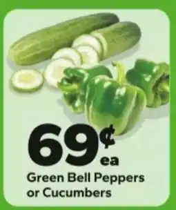 Save a Lot Green Bell Peppers or Cucumbers offer
