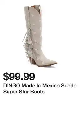 Marshalls DINGO Made In Mexico Suede Super Star Boots offer