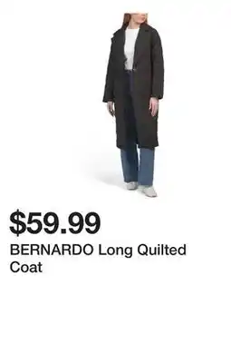 Marshalls BERNARDO Long Quilted Coat offer