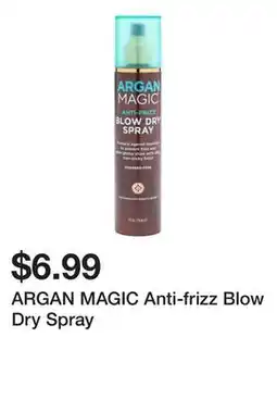 Marshalls ARGAN MAGIC Anti-frizz Blow Dry Spray offer