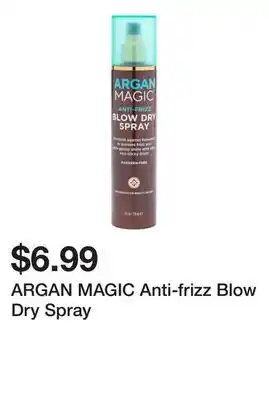 Marshalls ARGAN MAGIC Anti-frizz Blow Dry Spray offer