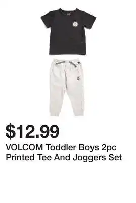 Marshalls VOLCOM Toddler Boys 2pc Printed Tee And Joggers Set offer