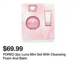 Marshalls FOREO 3pc Luna Mini Set With Cleansing Foam And Balm offer