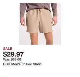 Dick's Sporting Goods DSG Men's 6 Rec Short offer
