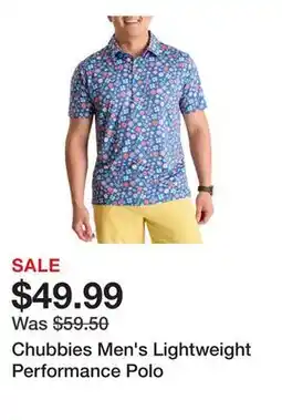 Dick's Sporting Goods Chubbies Men's Lightweight Performance Polo offer