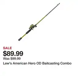 Dick's Sporting Goods Lew's American Hero OD Baitcasting Combo offer