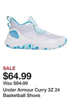 Dick's Sporting Goods Under Armour Curry 3Z 24 Basketball Shoes offer