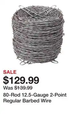 Tractor Supply Company 80-Rod 12.5-Gauge 2-Point Regular Barbed Wire offer