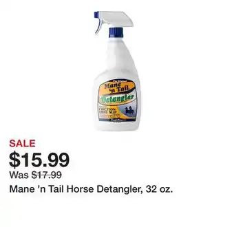 Tractor Supply Company Mane 'n Tail Horse Detangler, 32 oz offer