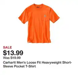 Tractor Supply Company Carhartt Men's Loose Fit Heavyweight Short-Sleeve Pocket T-Shirt offer