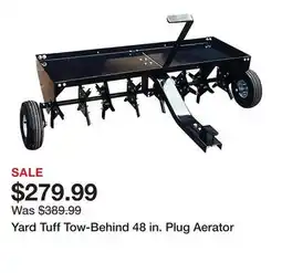 Tractor Supply Company Yard Tuff Tow-Behind 48 in. Plug Aerator offer