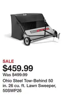 Tractor Supply Company Ohio Steel Tow-Behind 50 in. 26 cu. ft. Lawn Sweeper, 50SWP26 offer