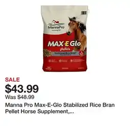 Tractor Supply Company Manna Pro Max-E-Glo Stabilized Rice Bran Pellet Horse Supplement, 40 lb offer