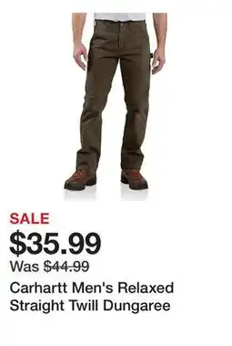 Tractor Supply Company Carhartt Men's Relaxed Straight Twill Dungaree offer