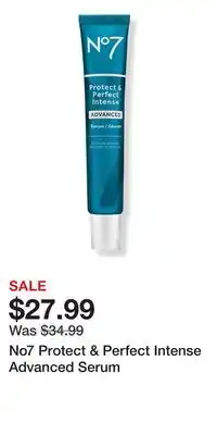 Ulta Beauty No7 Protect & Perfect Intense Advanced Serum offer