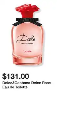 Ulta Beauty Dolce&Gabbana Dolce Rose Eau de Toilette offer