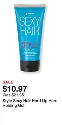 Ulta Beauty Style Sexy Hair Hard Up Hard Holding Gel offer