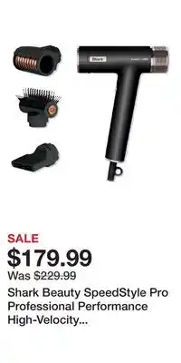 Ulta Beauty Shark Beauty SpeedStyle Pro Professional Performance High-Velocity Hair Dryer System offer