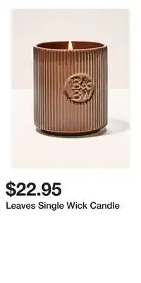 Bath & Body Works Leaves Single Wick Candle offer