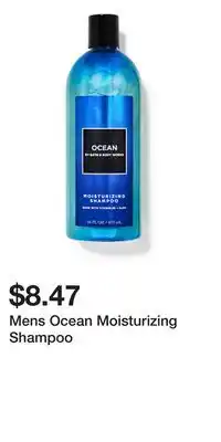 Bath & Body Works Mens Ocean Moisturizing Shampoo offer
