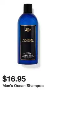 Bath & Body Works Men's Ocean Shampoo offer