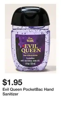 Bath & Body Works Evil Queen PocketBac Hand Sanitizer offer
