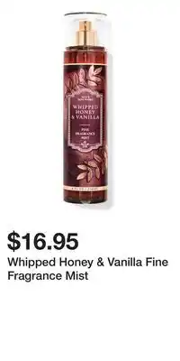 Bath & Body Works Whipped Honey & Vanilla Fine Fragrance Mist offer