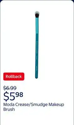 Walmart Moda Brush Crease/Smudge Makeup Brush offer