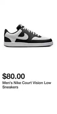 Kohl's Men's Nike Court Vision Low Sneakers offer