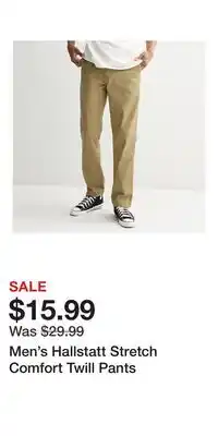 Kohl's Men's Hallstatt Stretch Comfort Twill Pants offer
