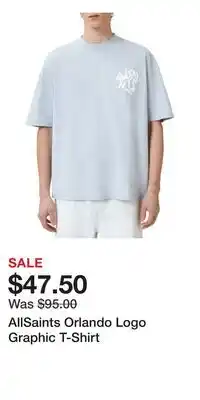 Nordstrom AllSaints Orlando Logo Graphic T-Shirt offer