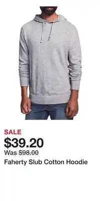 Nordstrom Faherty Slub Cotton Hoodie offer