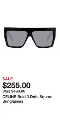 Nordstrom CELINE Bold 3 Dots Square Sunglasses offer