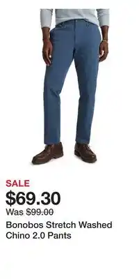 Nordstrom Bonobos Stretch Washed Chino 2.0 Pants offer