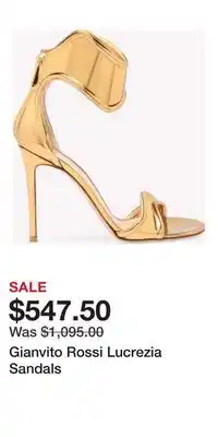 Nordstrom Gianvito Rossi Lucrezia Sandals offer