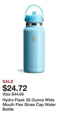 Nordstrom Hydro Flask 32-Ounce Wide Mouth Flex Straw Cap Water Bottle offer