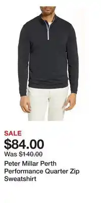 Nordstrom Peter Millar Perth Performance Quarter Zip Sweatshirt offer