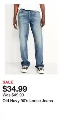 Old Navy Old Navy 90's Loose Jeans offer