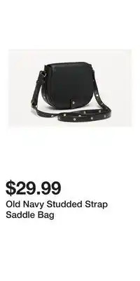 Old Navy Old Navy Studded Strap Saddle Bag offer