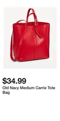 Old Navy Old Navy Medium Carrie Tote Bag offer