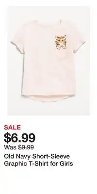 Old Navy Old Navy Short-Sleeve Graphic T-Shirt for Girls offer