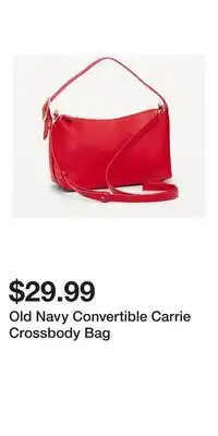 Old Navy Old Navy Convertible Carrie Crossbody Bag offer