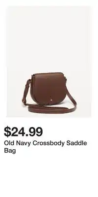 Old Navy Old Navy Crossbody Saddle Bag offer