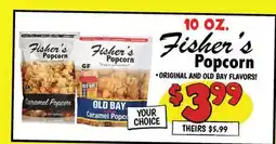 Ollie's Fisher's Popcorn offer