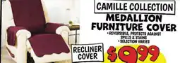 Ollie's CAMILLE COLLECTION MEDALLION FURNITURE COVER offer