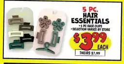 Ollie's 5 PC HAIR ESSENTIALS offer
